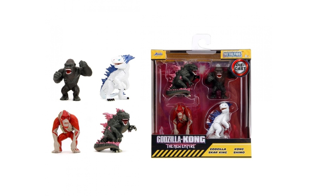 Jada Toys Figurine Godzilla Lot de 4