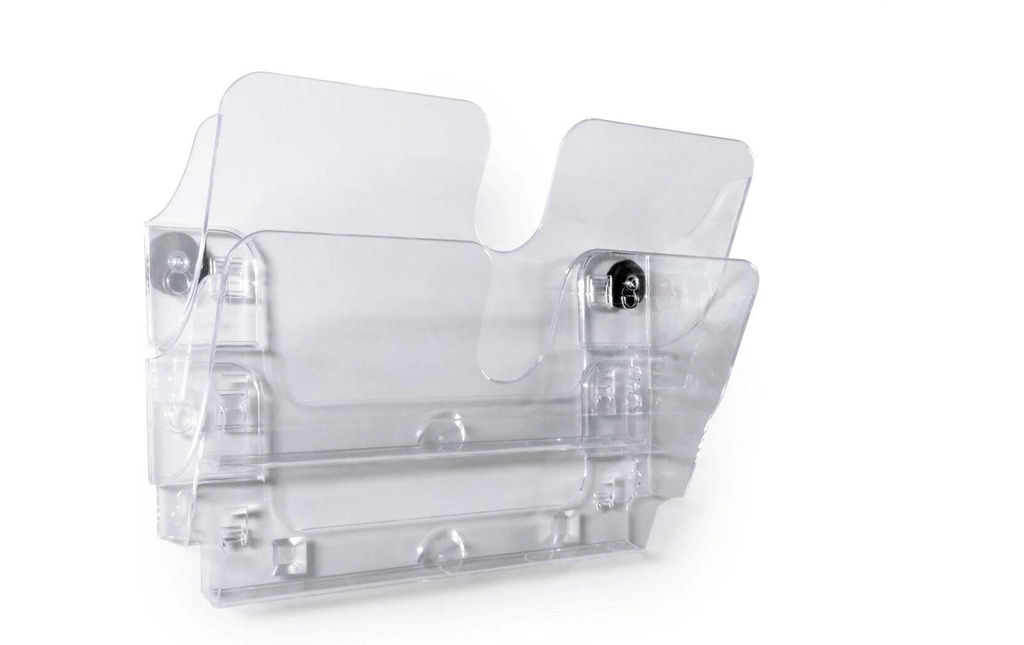 DURABLE Présentoir de prospectus Flexiplus Par 2, transparent, A4