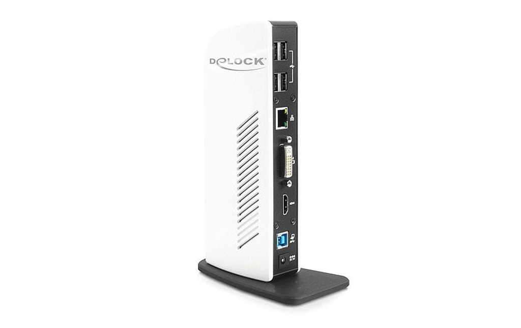 Delock Station d'accueil USB3.0 HDMI/DVI/USB2&3/LAN