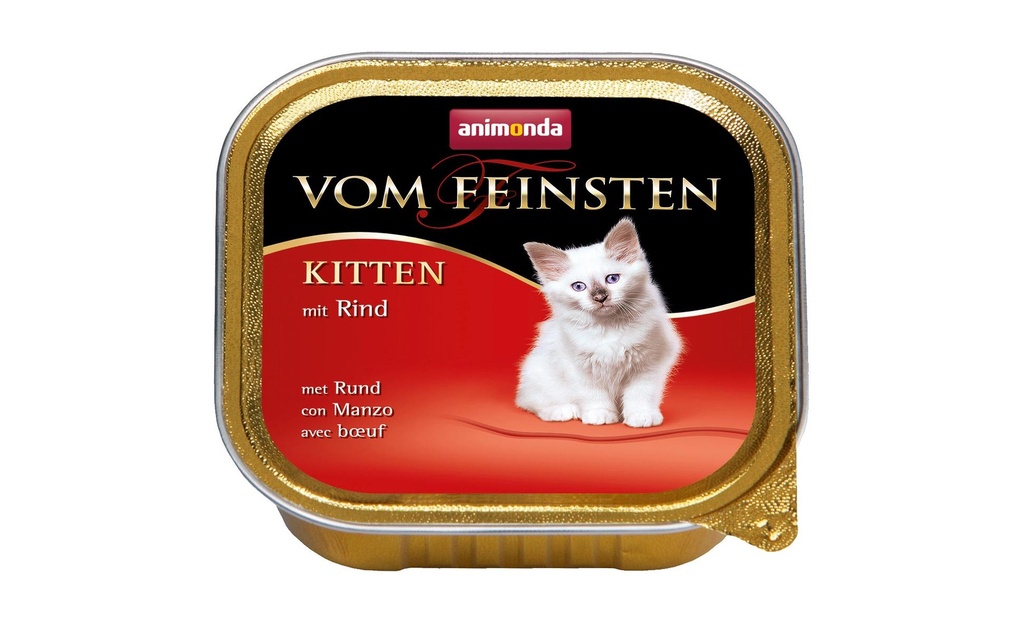 animonda Alimentation humide Vom Feinsten Kitten Boeuf, 100 g