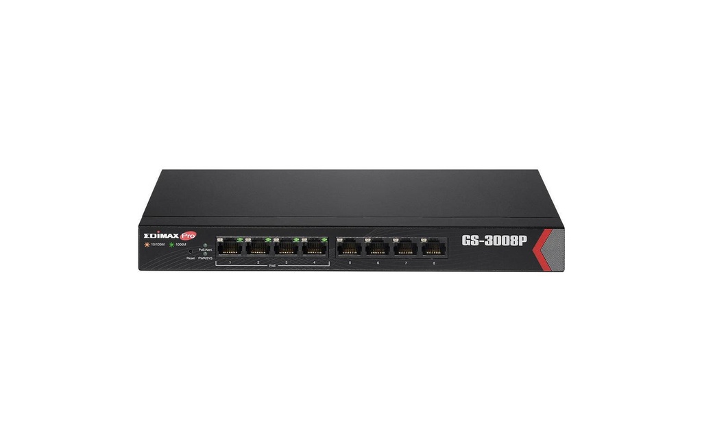 Edimax Pro PoE+ Switch GS-3008P 8 Port