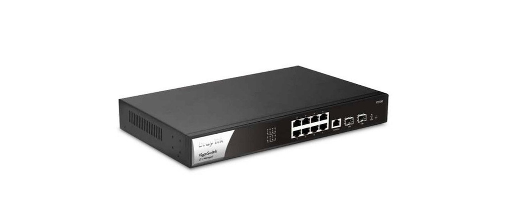 DrayTek PoE+ Switch VigorSwitch P2100 10 Port