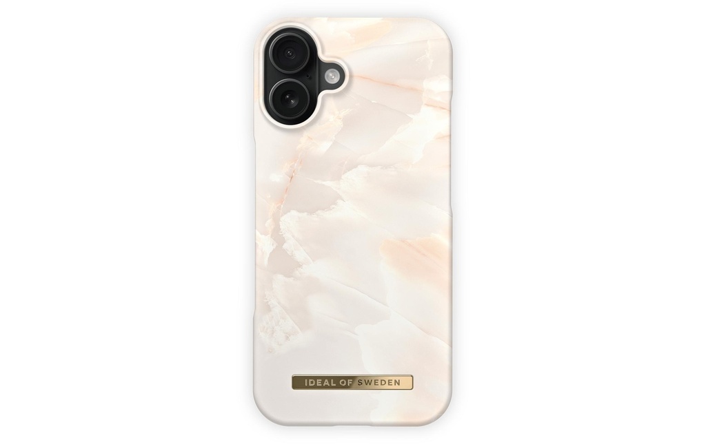 Ideal of Sweden Coque arrière iPhone 16 Plus Pearl Marble