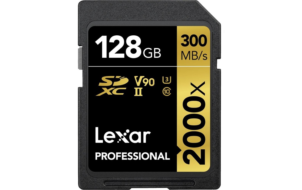 Lexar Carte SDXC Professional 2000x GOLD Series 128 GB