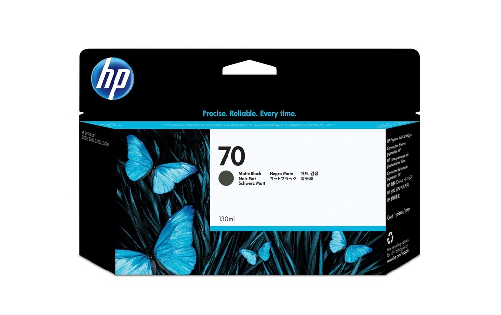 HP HP cart.d'encre 70 mat black