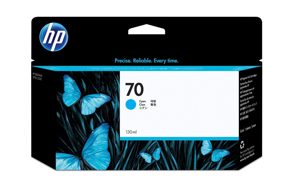 HP HP cartouche d'encre 70 cyan