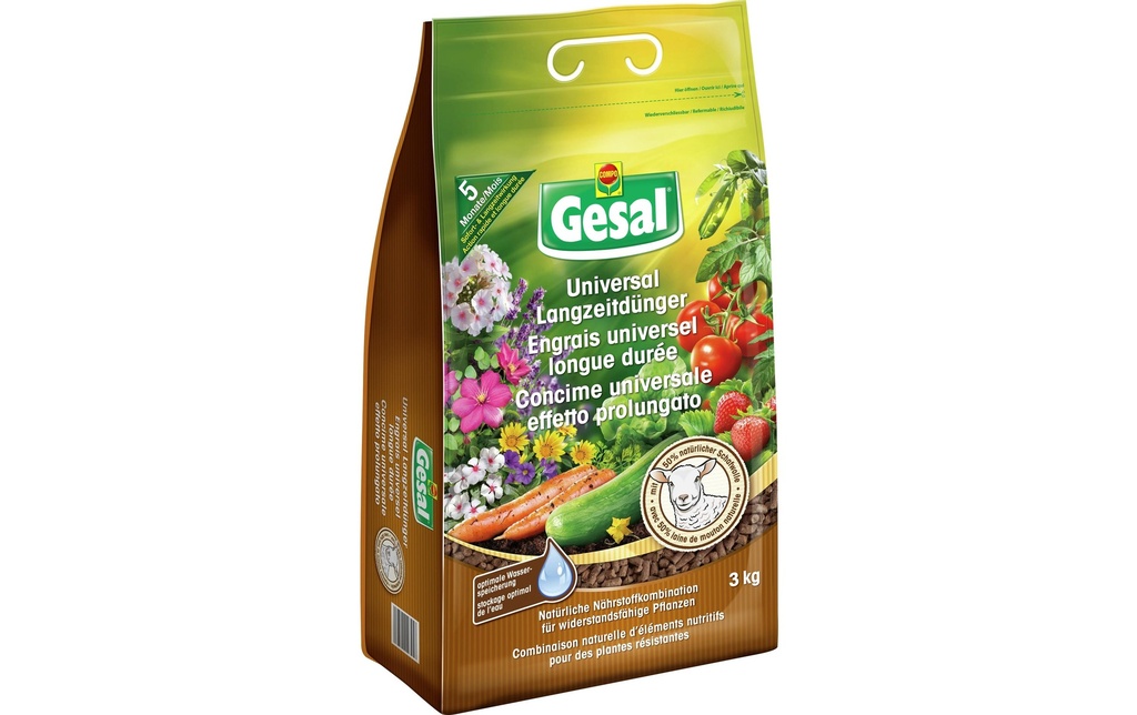 Gesal Engrais avec laine de mouton 3 kg