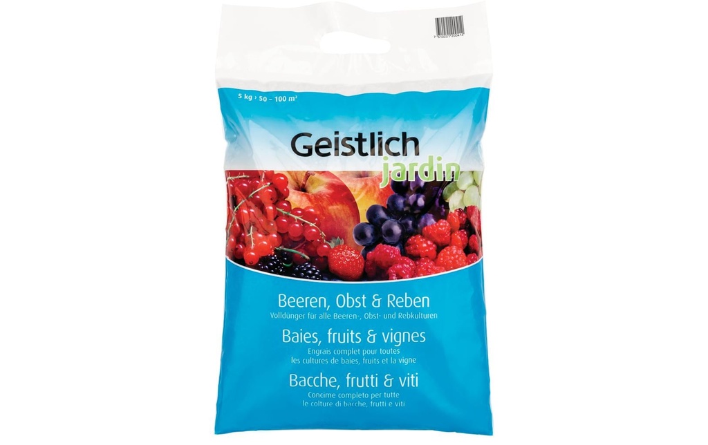 Hauert Geistlich Engrais pour baies, fruits et vignes 5 kg
