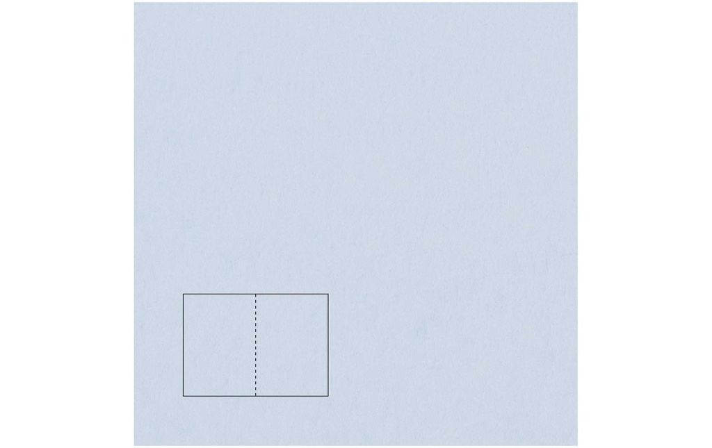 Rico Design Paper Poetry Essentials B6 Carte pliable Bleu clair