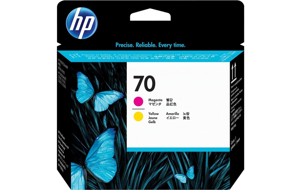 HP HP tête d'impres.70 mag/yel