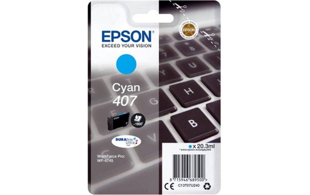 EPSON Epson cartouche 407 cyan