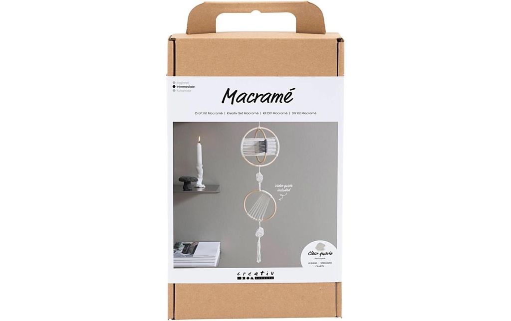 Creativ Company Kits de bricolage Macramé Mobile