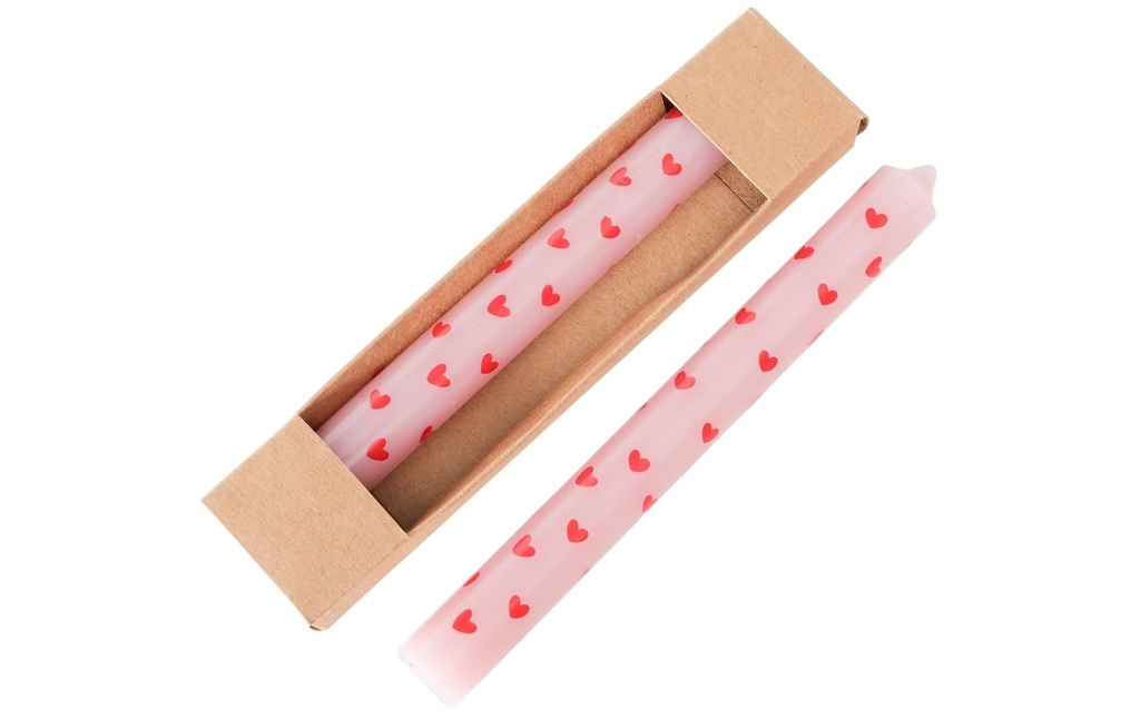 Boltze Kits de bougies Lilin, 2 pièces, rose