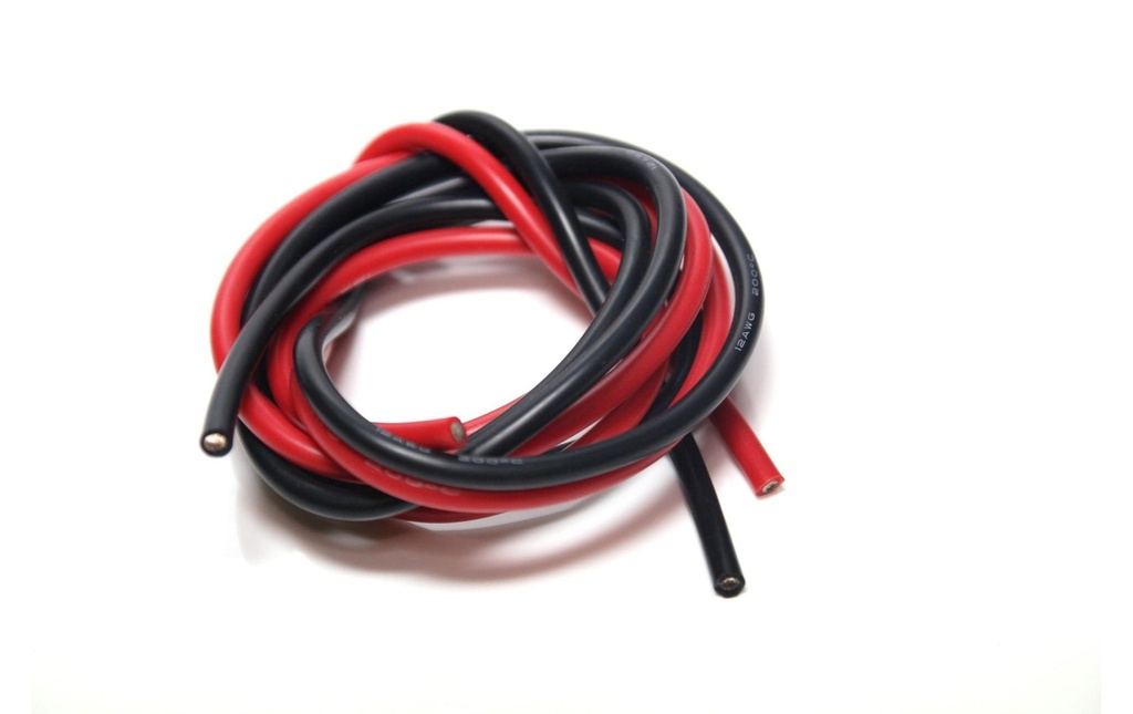 EP Toron de silicone 2 mm² 1 m sans fiche/prise de courant