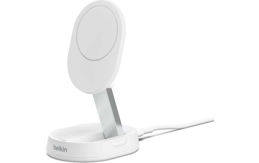 Belkin Chargeur sans fil Boost Charge Pro Blanc bloc d'alimentation inclus