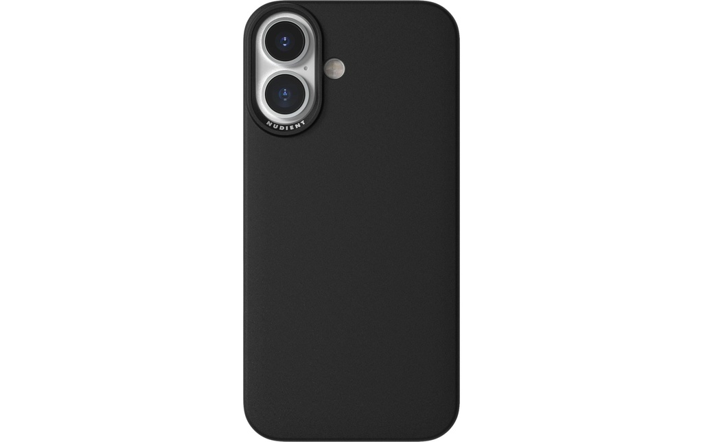 Nudient Coque arrière Thin Case Magsafe iPhone 16 Ink Black