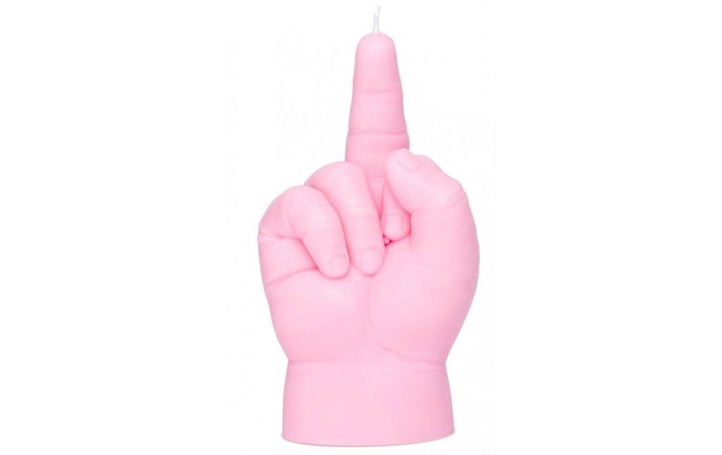 Mandatus Bougie Candle Hand Baby F*ck You, Rose