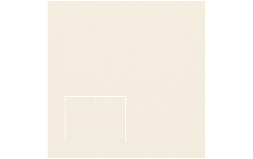 Rico Design Paper Poetry Essentials Carte à volet A5, jaune clair