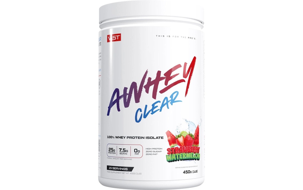 VAST AWheyClear boîte: 450g, Strawberry Watermelon Lime
