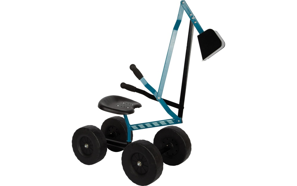 small foot Pelleteuse sur roues Bleu
