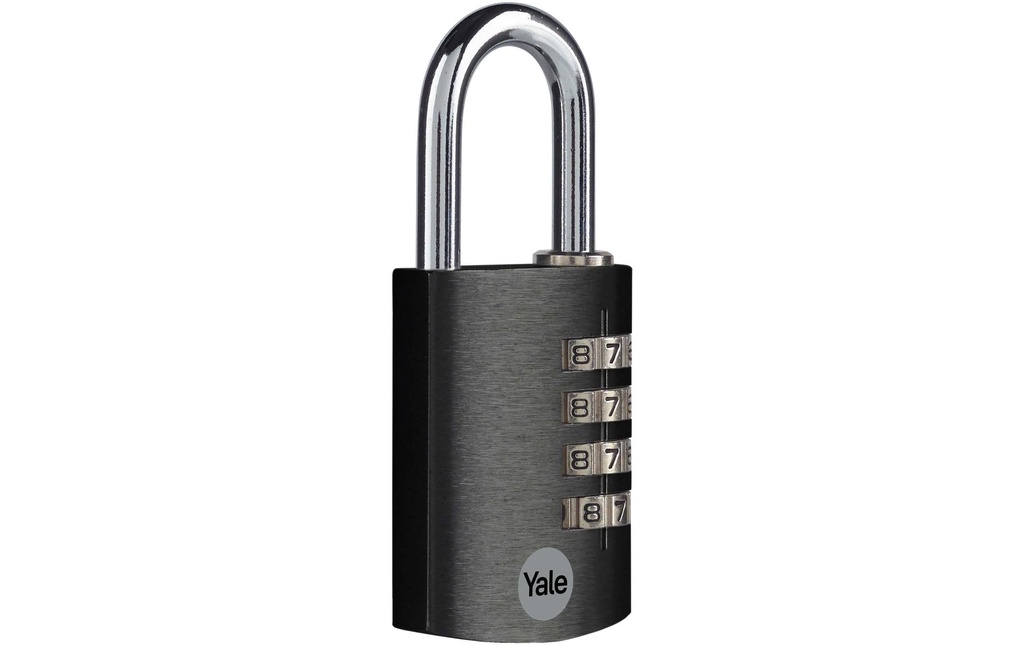 Yale Serrure à combinaison YE3CB 38/31 Noir Aluminium/Acier
