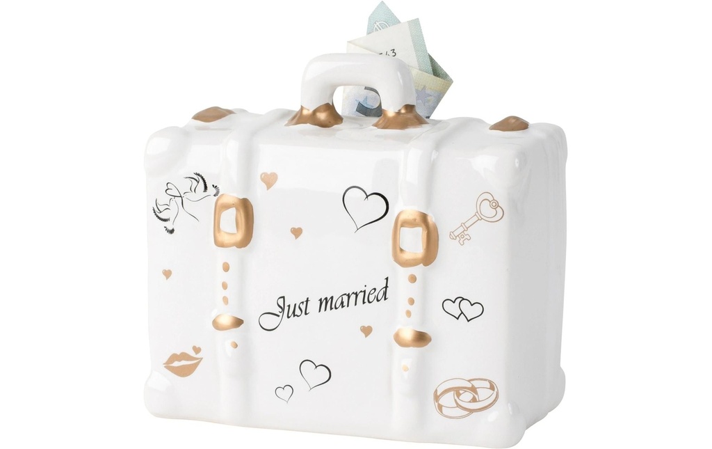 Trendcompany Tirelire Mariage Valise