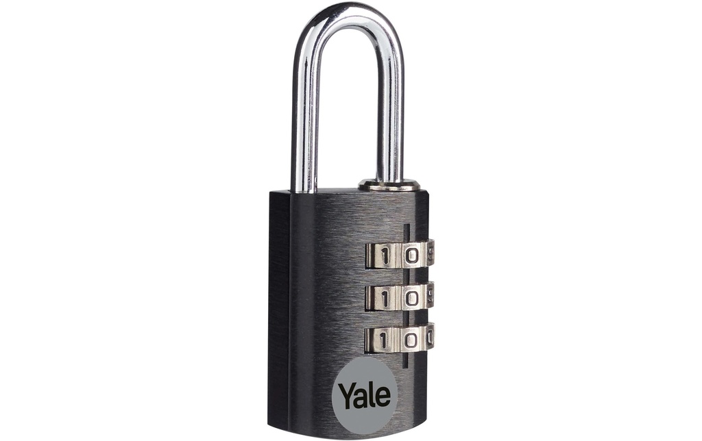 Yale Serrure à combinaison YE3CB 20/21 Noir Aluminium/Acier