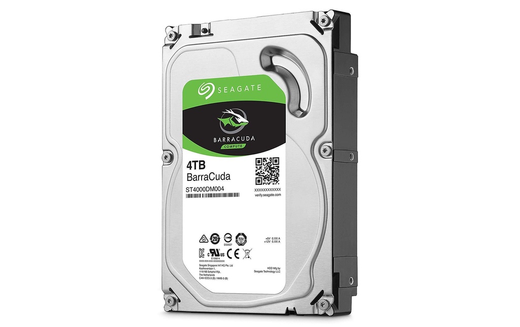 Seagate Disque dur BarraCuda 3.5 SATA 4 TB