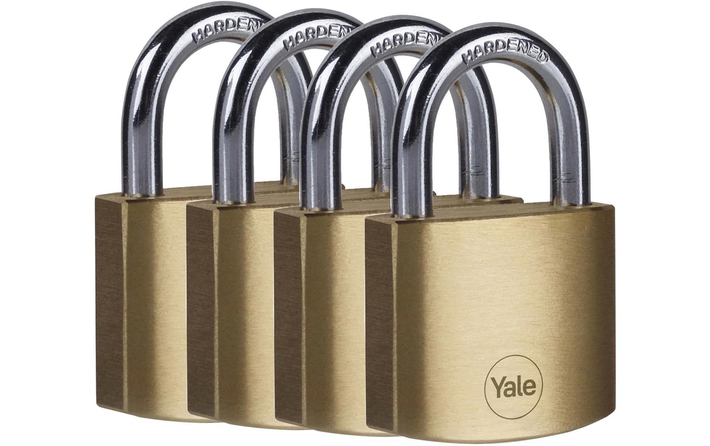 Yale Cadenas Y110B 40/22 Kit de 4 pièces Doré Laiton/Acier