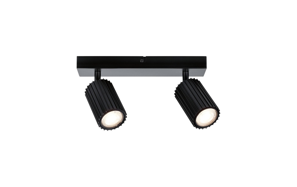Paulmann Coup de projecteur sur Lirena GU10 max. 2 x 10W noir mat métal