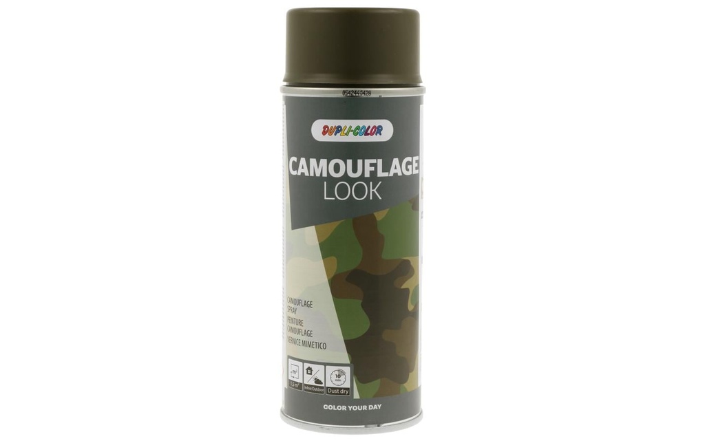 DUPLI-COLOR Peinture à effet Look camouflage jaune olive RAL 6014 400 ml