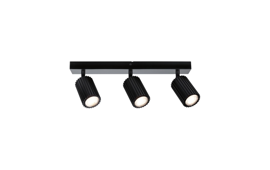 Paulmann Coup de projecteur sur Lirena GU10 max. 3 x 10W noir mat métal