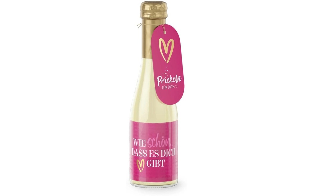 Trendcompany Idea regalo Vin mousseux Schön dich gibt 0.2 L