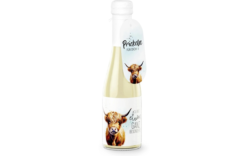 Trendcompany Idea regalo Vin mousseux Spécial Bœuf des Hautes Terres 0.2 L