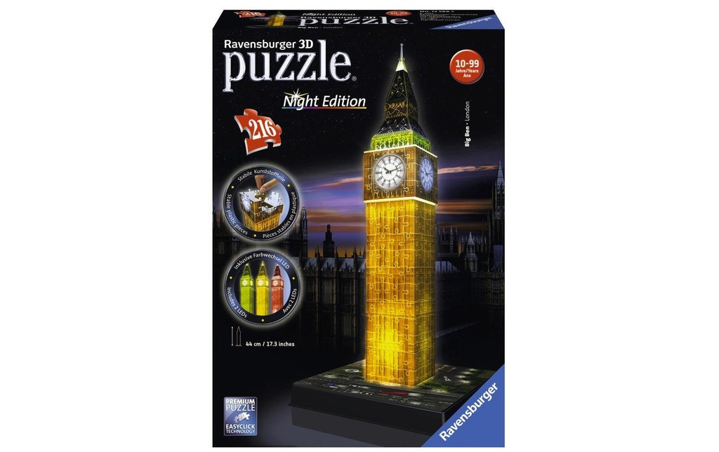 Ravensburger Big Ben la nuit