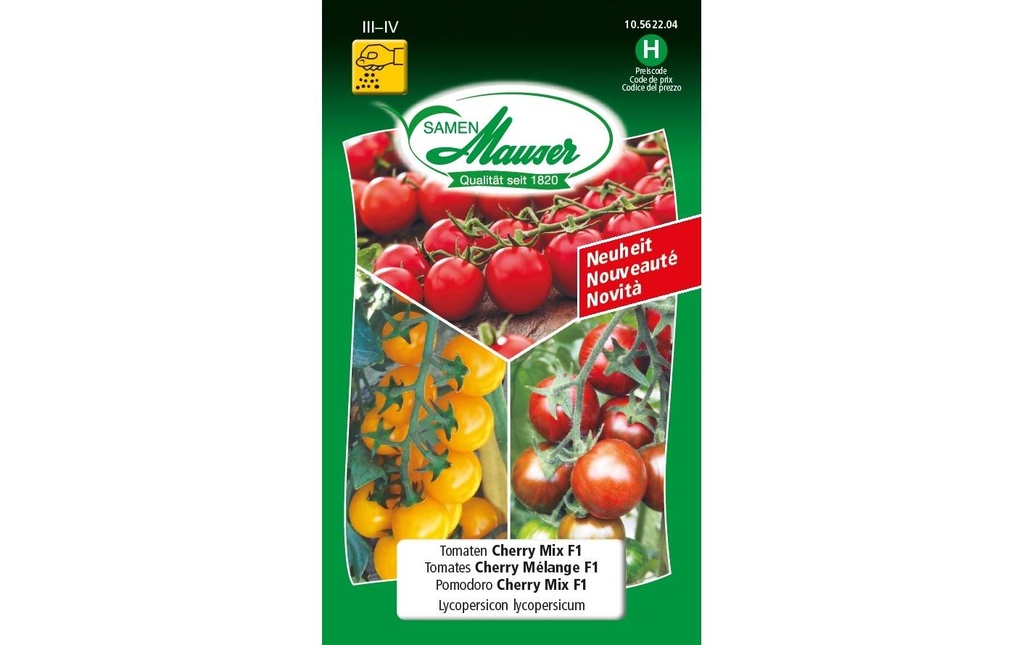 Samen Mauser Semence Tomates Cherry Mix F1