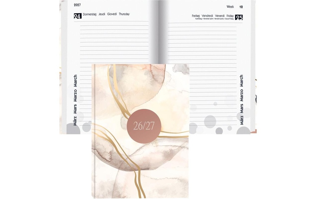 BIELLA Agenda scolaire 1J/1P Love