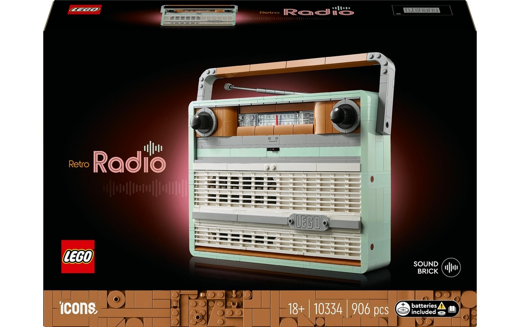 LEGO® Icons Radio de poche rétro 10334