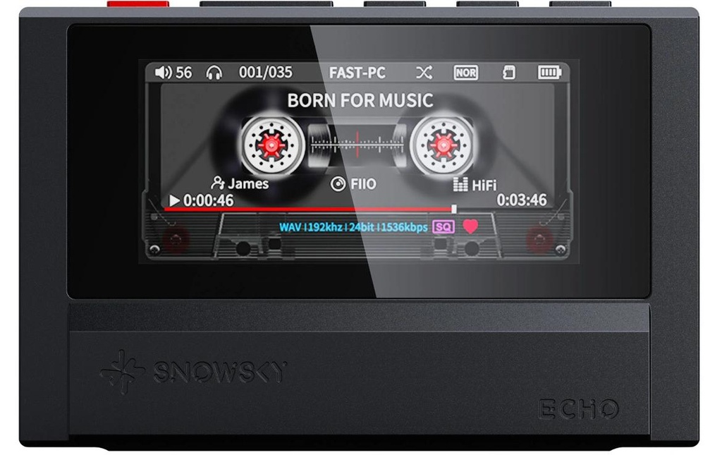 FiiO Lecteur haute résolution Snowsky ECHO Noir