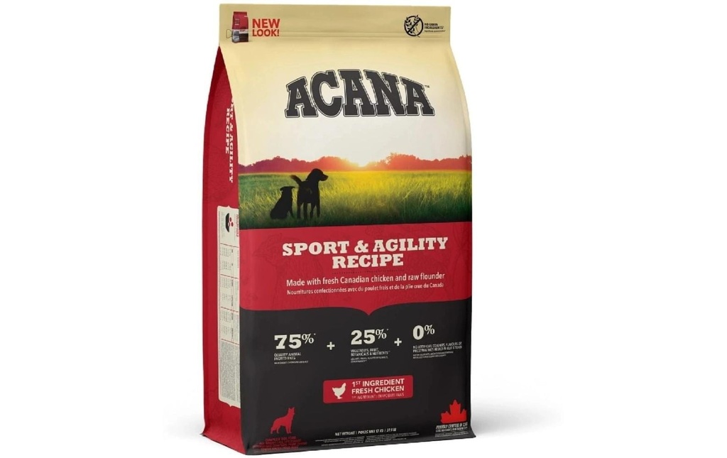 Acana Alimentation sèche Sport et Agility Recipe 17 kg