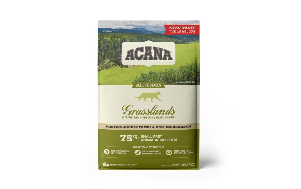 Acana Alimentation sèche Regionals Grasslands, 4,5 kg