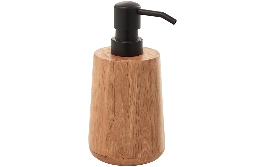 diaqua® Distributeur de savon Oak 450 ml, Noir/Brun