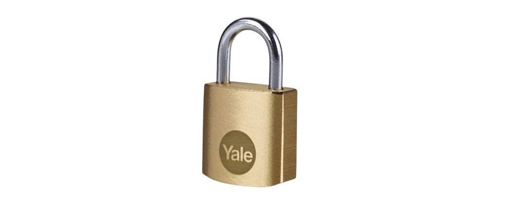 Yale Cadenas Y110B 30/15 Kit de 2 pièces Doré Laiton/Acier