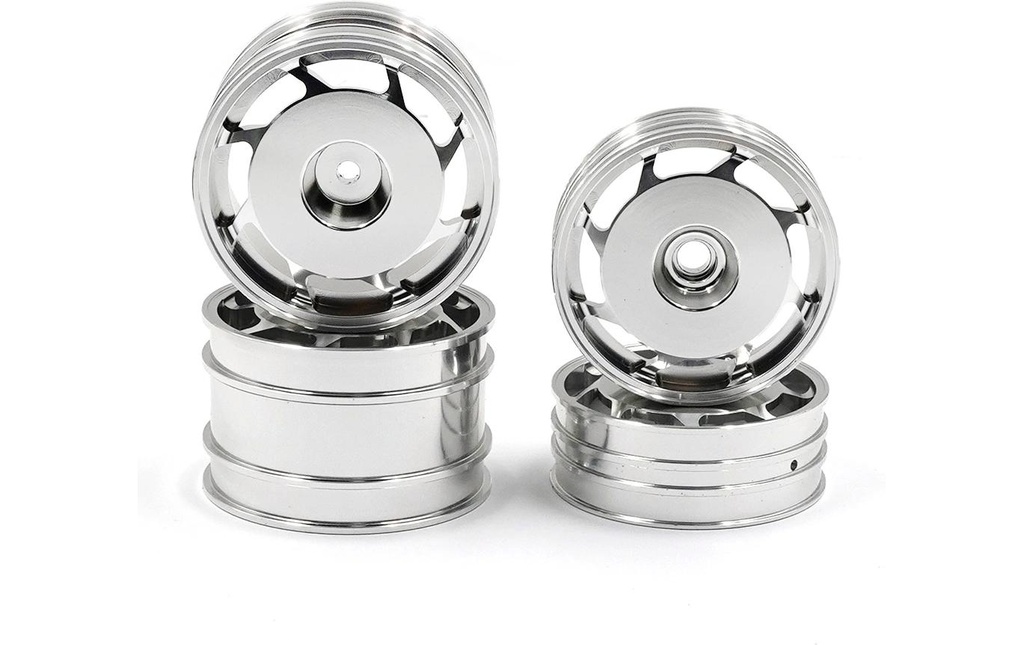 Yeah Racing Jantes CNC 8 Spoke Silver