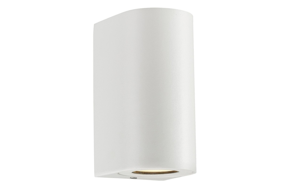 Nordlux Lampe murale Canto Maxi 2 2 x 28W, GU10, IP44, blanc