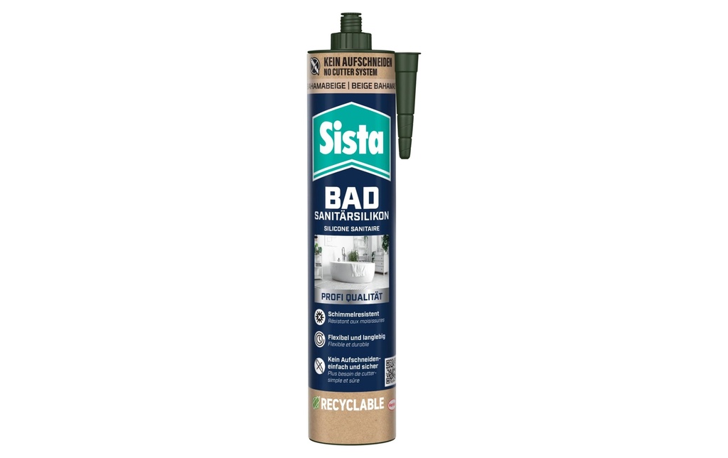 Sista Silicone sanitaire pour salle de bain 280 ml, Beige