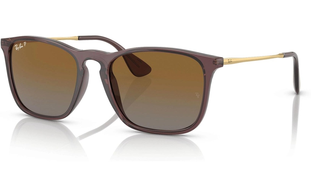 Ray-Ban Lunettes de soleil Chris Marron transparent