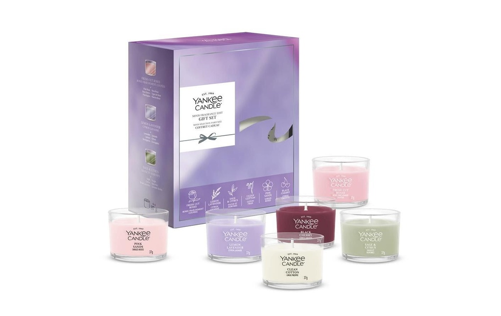 Yankee Candle Signature Coffret cadeau 6 mini-objets remplis