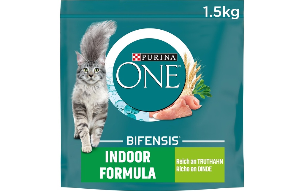 Purina ONE Alimentation sèche Indoor Formula Dinde 1.5 kg