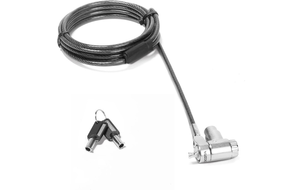 DICOTA Universal Security 3-in-1 Cable Lock (clé)